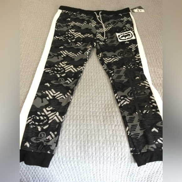 Ecko Unlimited Other - Ecko Unlimited Black/White/Gray Sweatpants Size 3XL EO31G632